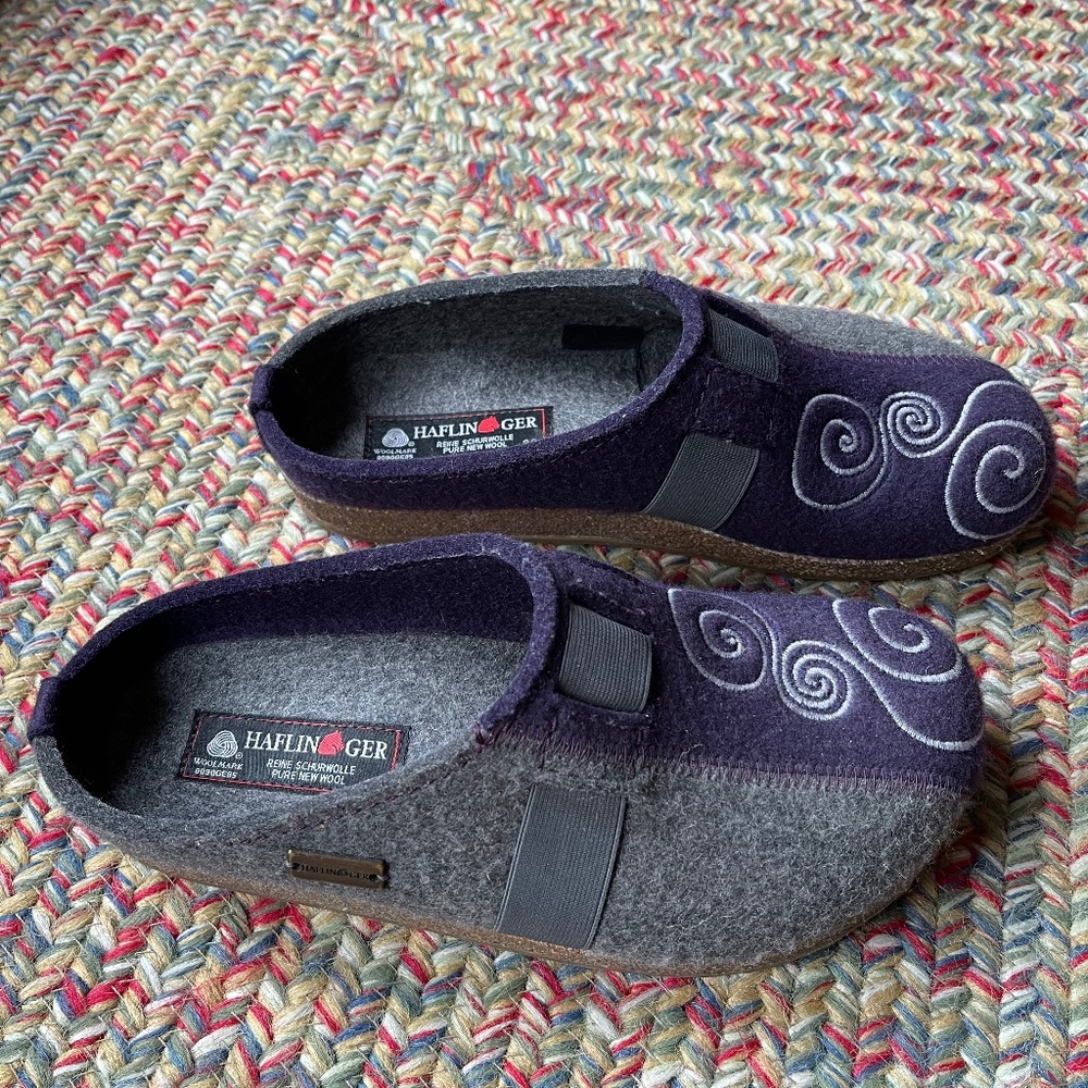 Haflinger wool clogs size 39